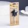 Candle in the cake on the skewer "Air ball. Star", a question mark, 5.5 cm, black with gold