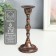 Polystone candlestick for 1 Callistan Candle Brown 15.5x7x7 cm