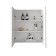 Cabinet-mirror SANSTAR SANSTAR "Universal 70" White