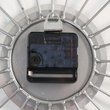 Watching clock, series: openwork, "rays", smooth move, d-34 cm, dial 12 cm-2