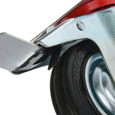 Wheel for transport carts, d = 100 mm, on the site, with a stop-1
