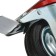 Wheel for transport carts, d = 100 mm, on the site, with a stop