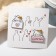 Set of icons (2 pcs.) "Kits" a message, colored in ferrous metal