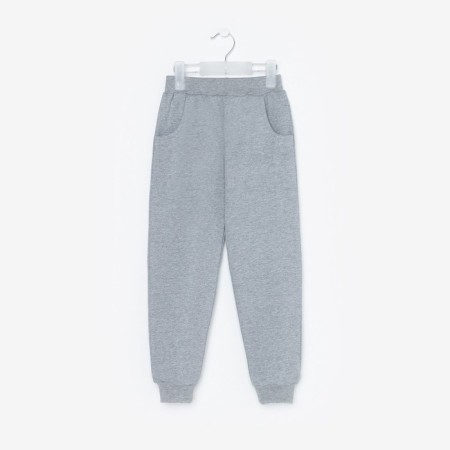 Kidsa (sweatshirt, trousers), color gray mix, height 98 cm (3 years)-13