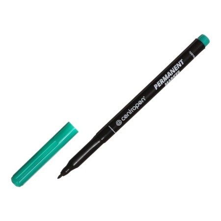 Permanent marker 2.0 mm centropen 2536, line 1mm, green color, light -resistant-5