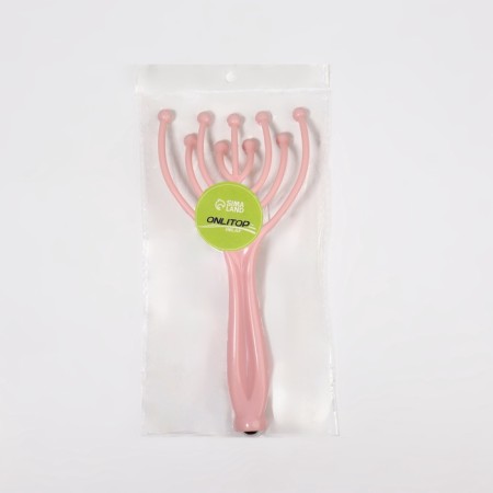 Universal massage, 10 magnetic balls, 20 × 10 × 3 cm, pink color-5