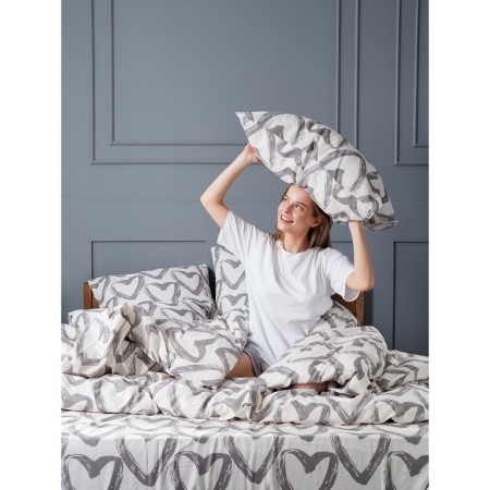 Bed linen 2 joint venture, size 220x220 cm, 175x215 cm, 70x70 cm - 2 pcs-1