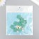 Decor for creativity tree "Flower and core" d-2 cm, set 10+10 pcs Blue