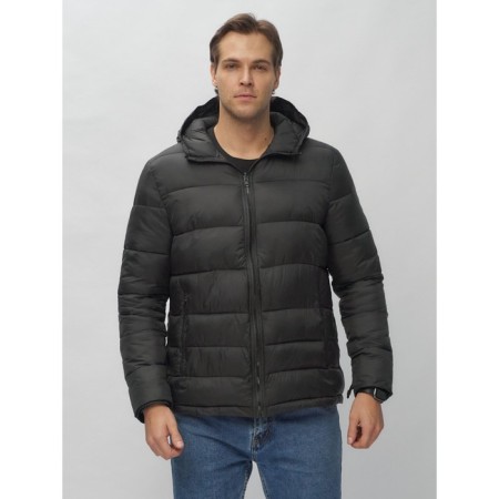 Male jacket-park, size 48, black color-11