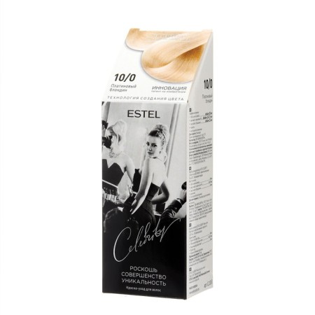 Excuse Hair Extension Estel Celebrity tone 10/0, platinum blonde-4