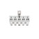Spring Domestic connective KSP 5-Polus with ground and with mounting legs (50 pcs./Union) REX