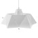 Suspension Bayerlux "Origami" E27 White 36x36x25-125cm