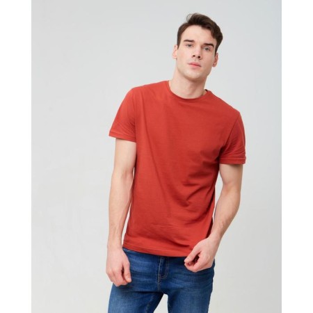 Men's T-shirt KAFTAN E-ZONE, 46, brick-1