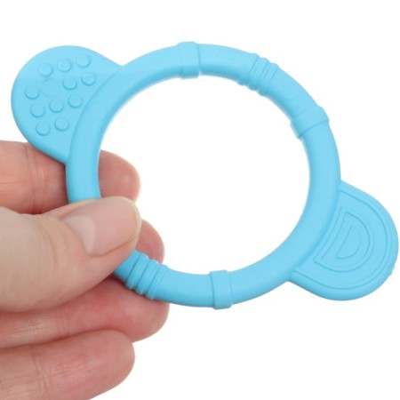 Silicone “Circle” reject, blue color, hep, button-6