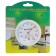 Street thermometer, hygrometer, d = 6.5 cm, white