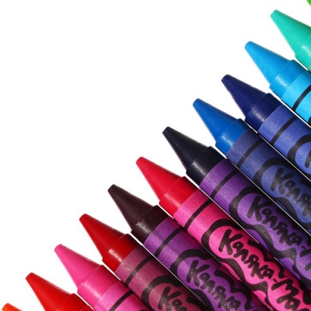 Voskvovoye pencils 24 colors "Kalyak-Malyak", thickened 11 mm, round-2