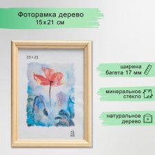 Фоторамка дерево 15х21 (1700)