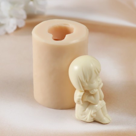 Silicone Mold "Angel is missing" 6x4x4 cm-1