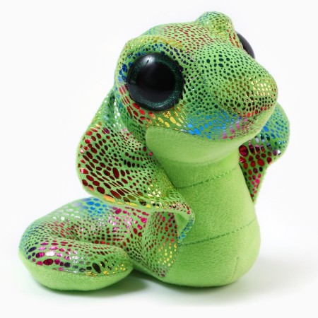 Soft toy "Cobra", 17 cm, green color-2