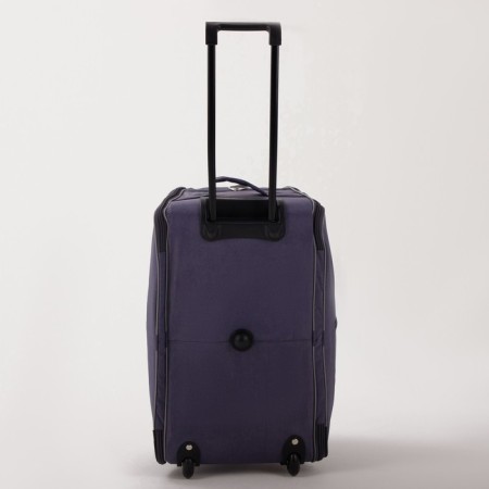 Road bag on wheels, 2 lightning departments, 2 outer pockets, a long belt, color gray color-2
