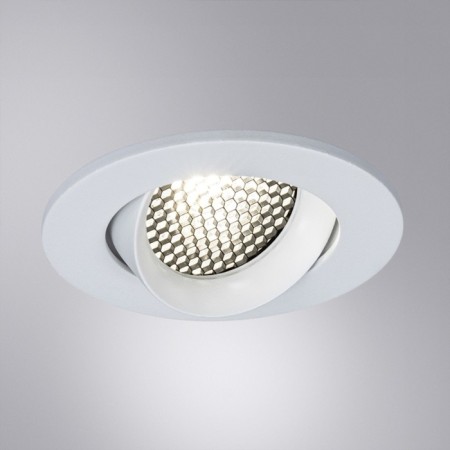 Pointed-built lamp Arte Lamp Fuji A2865PL-1WH, GU10, 15 W, 8.8x8.8x3.5 cm, white-1