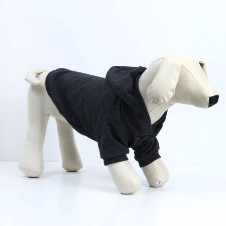 Single-fat sweatshirt for dogs (footer), size S (DS 23, Osh 32-34, OG 40-44), gray-3