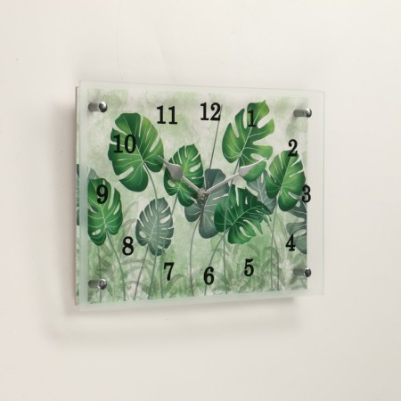 Carty clock is wall-mounted, interior "water lilies", 25 x 35-1