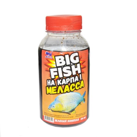 Melasse "Big Fish-on Carpa!" "Green hemp", 250 ml