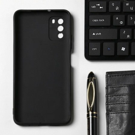 Innovation cover for Xiaomi Redmi 9t, silicone, matte, black-1