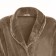 Lovelife robe "Cozy" color is gray-brown, size l, microfiber, 100% p/e, 250 g/m2