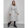 Coat insulated winter female, size 44, color light gray