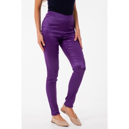 Female trousers, size 42, purple color-6
