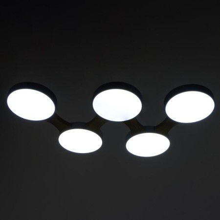 Chandelier 625360/5 LED 65W 3 modes 3000-6000k light wood 80x47x5 cm Bayerlux-3