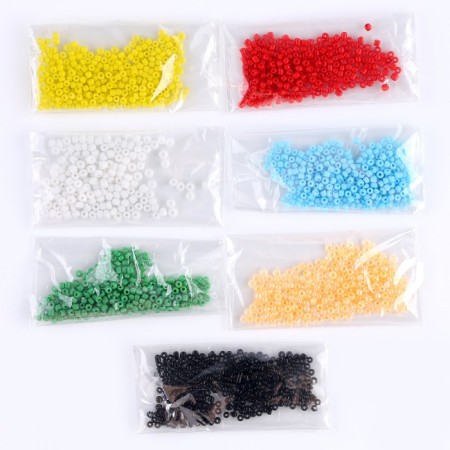 Set for creativity "New Year's decoration from beads" blue-4