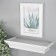 Photo frame plastic 10x15 cm with a shelf "Olivia" white 26x15 cm