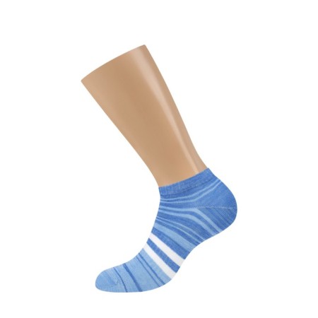 Women's socks shortened Minimi Fresh, size 39-41, Jeans Multicolor color-1