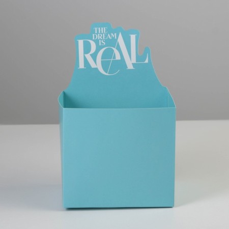 Boxes for mini bouquets "The Dream Is Real", 12 × 20 × 10 cm-2