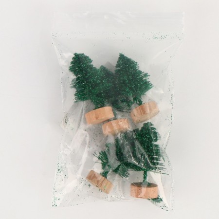 Miniature Puppet "Christmas tree", set of 5 pcs., Size 1 pc. - 4.5 × 2 × 2 cm-4