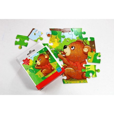FIRST PUZZLE PAZL, Bear, 25 elements-4