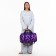Road bag with lightning, external pocket, long belt, purple/lilac color