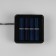 Garland “thread” 2.7 m with nozzles “lamps”, IP44, dark thread, 10 LED, glow warm white, 8 modes, solar battery