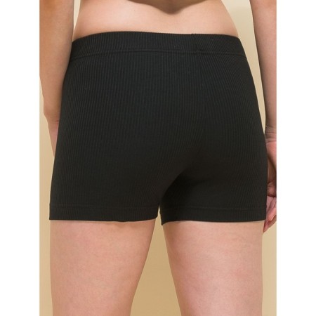 Women's shorts, size 44, black color-3