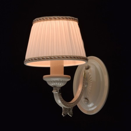 Bra “Ariadna”, 1x60W E14, gold, ivory 24x16x25 cm-1