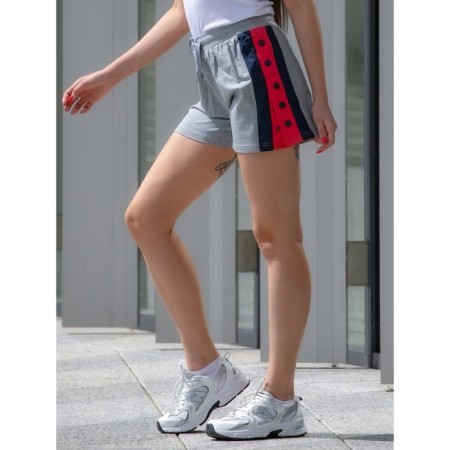 Women's shorts ise, size 46 cm, gray color-11