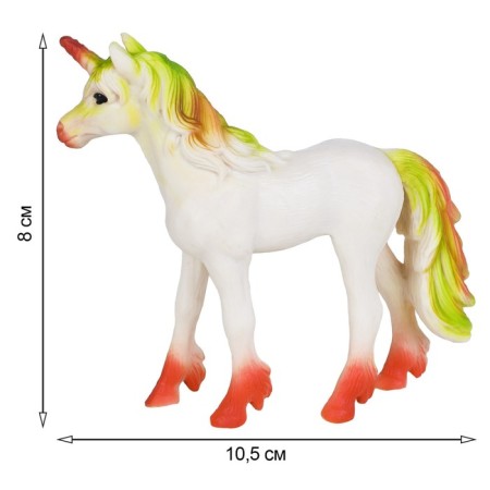 Figure "White Foal of the Uninocular with a golden mane"-4