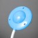 Board lamp "Cosmonaut on the Moon" LED 3W USB AKB White-blue 11.5x7.5x28 cm