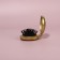 Massage comb “mother -of -pearl butterfly”, folding, with a mirror, d = 6 cm, color mix