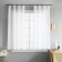 Set of curtains "Shelby", size 2x145x175 cm, white color