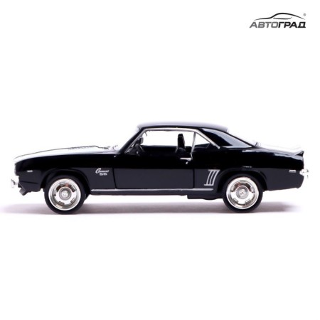 Metal Metallic Camaro SS, 1:32, doors, inertia, black color open-5