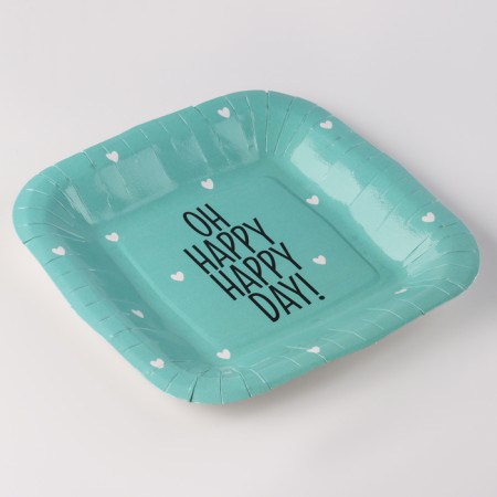 Set of dishes "Happy Day", glasses 6 pcs., Plates 6 pcs.-3